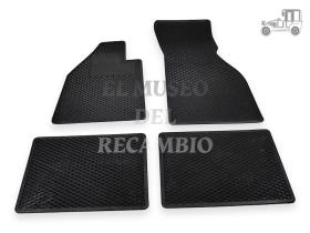 Kit 4 alfombras suelo goma Volkswagen T1 8/55- alta calidad Recambio