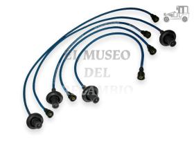Juego cables bujía silicona azul Volkswagen Recambio