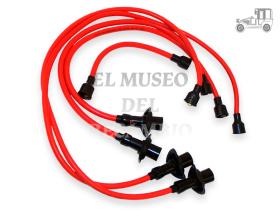 Juego cables bujía cobre rojo Volkswagen Recambio