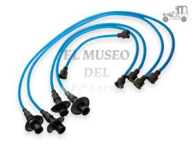 Juego cables bujía cobre color azul Volkswagen Recambio