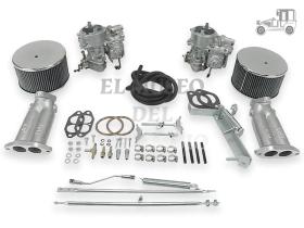 Kit doble carburador Solex-Empi 40 con filtros Volkswagen Recambio