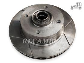 Disco de freno delantero izquierdo perforado Volkswagen Recambio