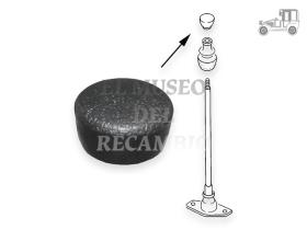 Pomo palanca cambio 12 mm negra Volkswagen STD 8/67-79 Recambio