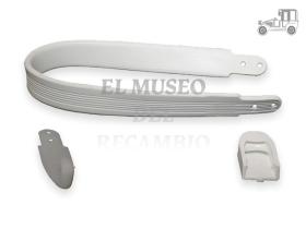 Asidero interior trasero blanco original Volkswagen 8/67- Recambio