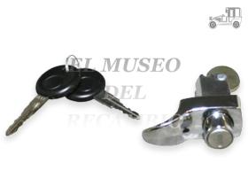 Cerradura cromada de capó trasero Volkswagen Escarabajo Recambio