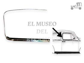Cejilla exterior cromo derecho, Volkswagen Recambio