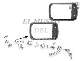 Juego 2 gomas manecilla exterior puertas traseras Volkswagen Recambio