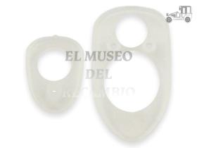 Gomas manilla capo delantero blanca original par VW 8/67- Recambio