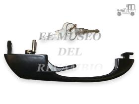 Manecilla negra exterior delantera con cerradura Volkswagen Recambio