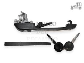 Manilla puerta exterior izquierda con llave 8/80-10/91 Recambio
