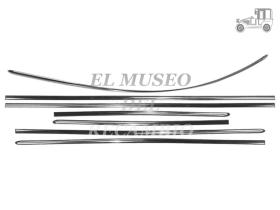 Juego 7 molduras de aluminio Volkswagen Escarabajo Recambio