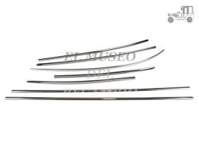 Juego 7 molduras de acero fino Volkswagen Escarabajo Recambio