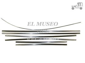 Juego 7 molduras de aluminio Volkswagen Escarabajo Recambio