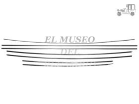 Juego 7 molduras de aluminio Volkswagen Escarabajo Recambio