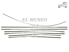 Juego 7 molduras de aluminio Volkswagen Escarabajo Recambio