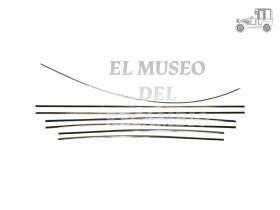 Kit de 7 molduras aluminio ORIG Recambio