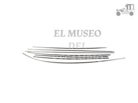 Kit de 7 moldura de acero inoxidable pulido ORIG Recambio