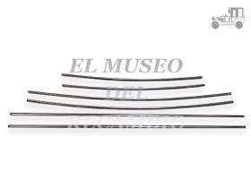 Kit 6 molduras cromadas Volkswagen Escarabajo Recambio