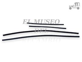 Kit 4 fieltros guía luna de 2 puertas Volkswagen Recambio