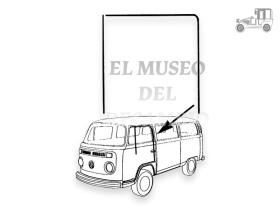 Fieltro guia luna ventana trasera, Volkswagen Recambio