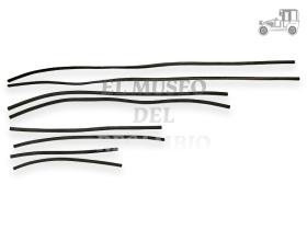Kit 8 gomas para 2 puertas delanteras Volkswagen Recambio