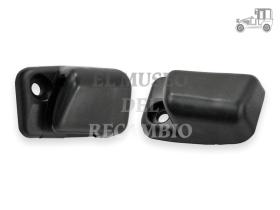 Juego 2 clips para parasol negros Volkswagen Escarabajo Recambio