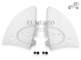 Kit 2 plástico cubrebisagra costado capota blanco Volkswagen Recambio