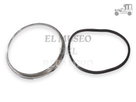 Bisel y goma soporte cristal velocímetro cromo Volkswagen Recambio