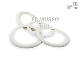 Banda blanca neumático, 4 piezas Recambio