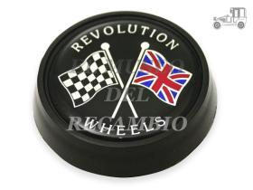 Tapabuje revolution wheels con banderas Recambio