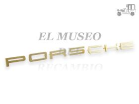 Anagrama letras sueltas doradas PORSCHE Recambio