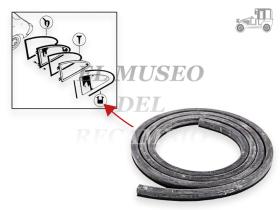 Junta cristal de ventana trasera Porsche 356 Recambio