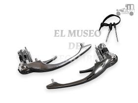 Kit manillas exteriores cromadas puertas Recambio