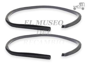 Juego 2 guías de ventanas delanteras Porsche 356 B y C Recambio