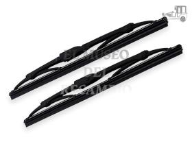 Kit 2 escobillas limpiaparabrisas 26 356A/BT5 59-61 negro Recambio
