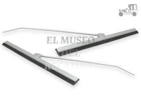 Juego escobillas de limpiaparabrisas con brazo plateadas VW Recambio