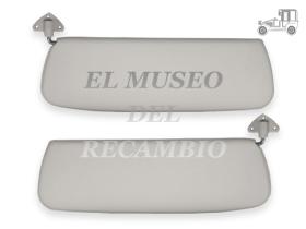 Juego 2 parasoles de vinilo blanco Volkswagen T2 Recambio