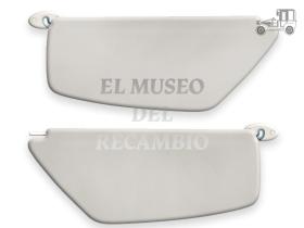 Juego de parasoles de vinilo blanco Volkswagen Escarabajo Recambio