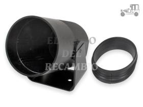 Capilla exterior reloj 52 mm VDO en ABS negro mate y acero Recambio