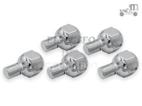 Juego de 5 tornillos para ruedas de acero Recambio