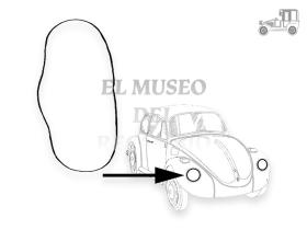 Goma anillo exterior aleta Volkswagen Recambio