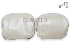 Fundas reposacabezas vinilo Off White smooth par Volkswagen Recambio