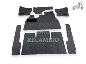 Juego de alfombrillas negras Volkswagen Tipo 1 54-57 Recambio