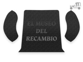 Moqueta trasera 3 piezas negra Volkswagen Recambio