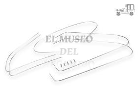 Molduras luna aluminio 4 unidades Volkswagen Recambio