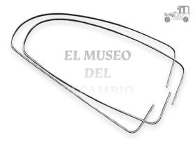 Moldura luna lateral aluminio par Volkswagen Recambio