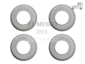 Juego 4 arandelas manivela elevalunas gris Volkswagen Recambio