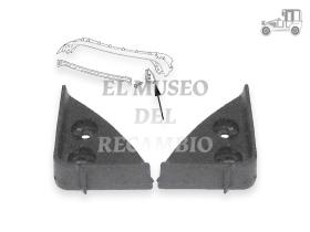 Kit 2 gomas esquina marco superior capota Volkswagen Recambio