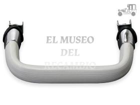 Asidero gris de puntas cromadas Volkswagen Escarabajo Recambio
