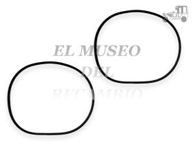 Juego 2 juntas de faro de aleta Volkswagen Karmann Ghia Recambio